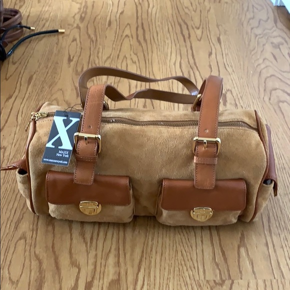 Maxx New York Bags Maxx New York Suede Bag Brand New Poshmark